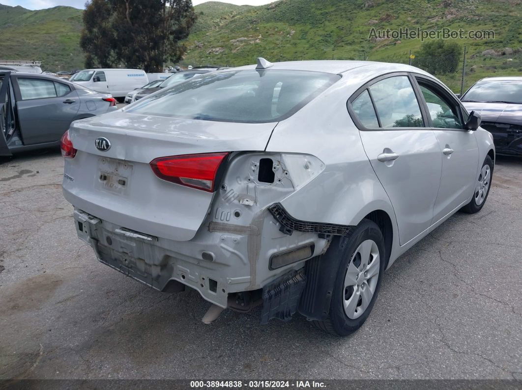 2017 Kia Forte Lx Silver vin: 3KPFK4A78HE095465