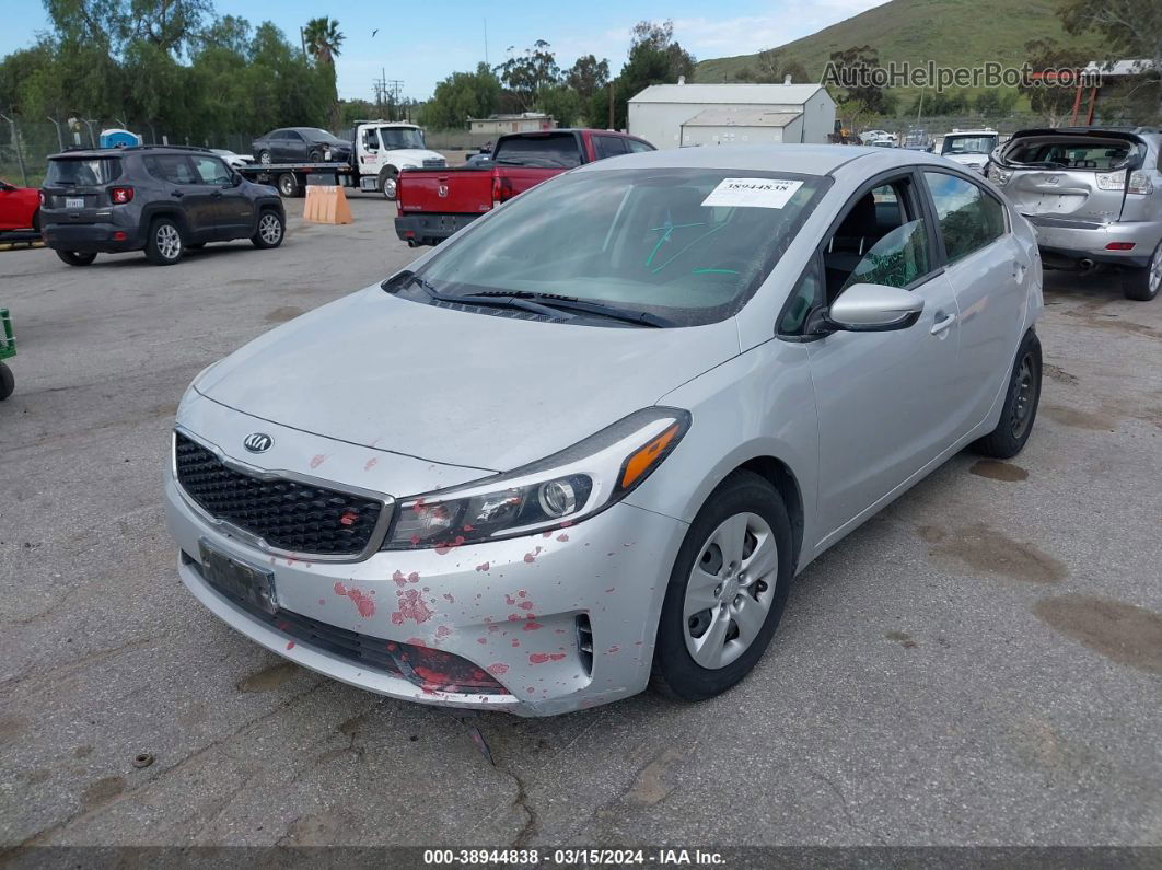 2017 Kia Forte Lx Silver vin: 3KPFK4A78HE095465