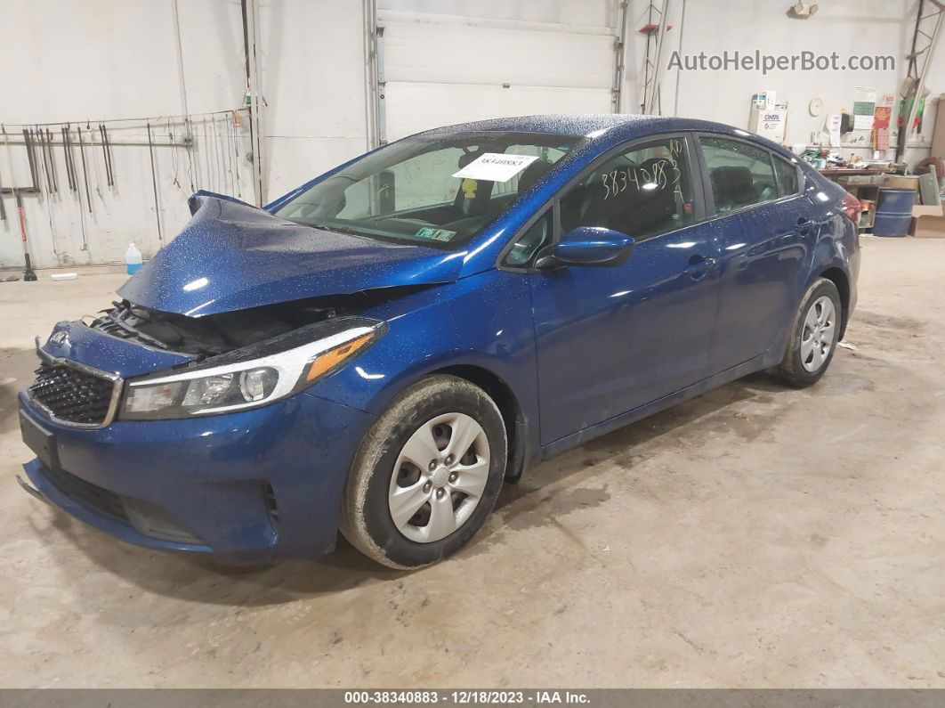 2017 Kia Forte Lx Blue vin: 3KPFK4A78HE099855