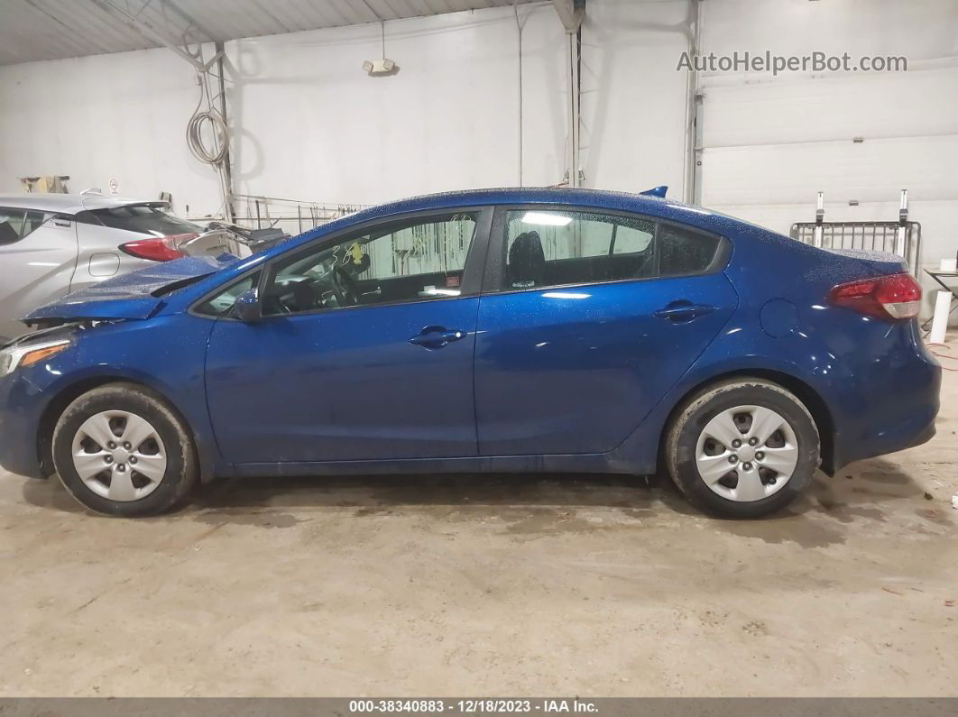 2017 Kia Forte Lx Синий vin: 3KPFK4A78HE099855