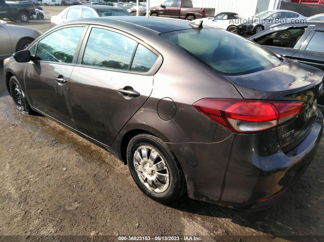 2017 Kia Forte Lx Gray vin: 3KPFK4A78HE156958