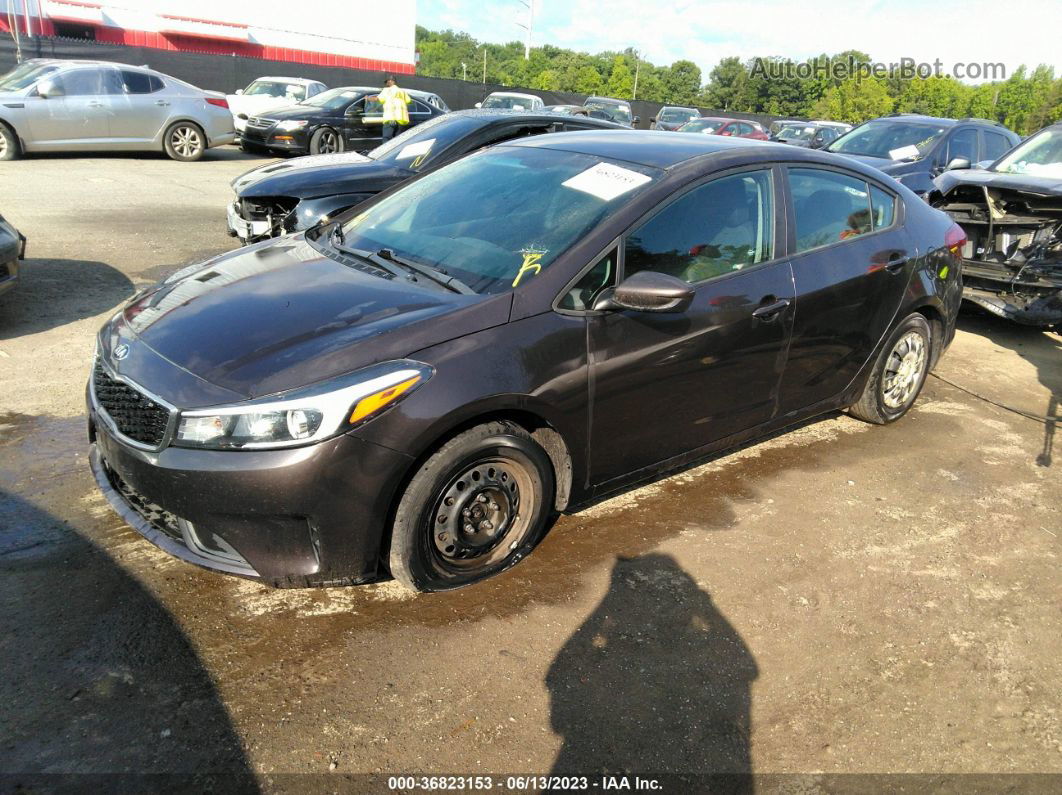 2017 Kia Forte Lx Gray vin: 3KPFK4A78HE156958