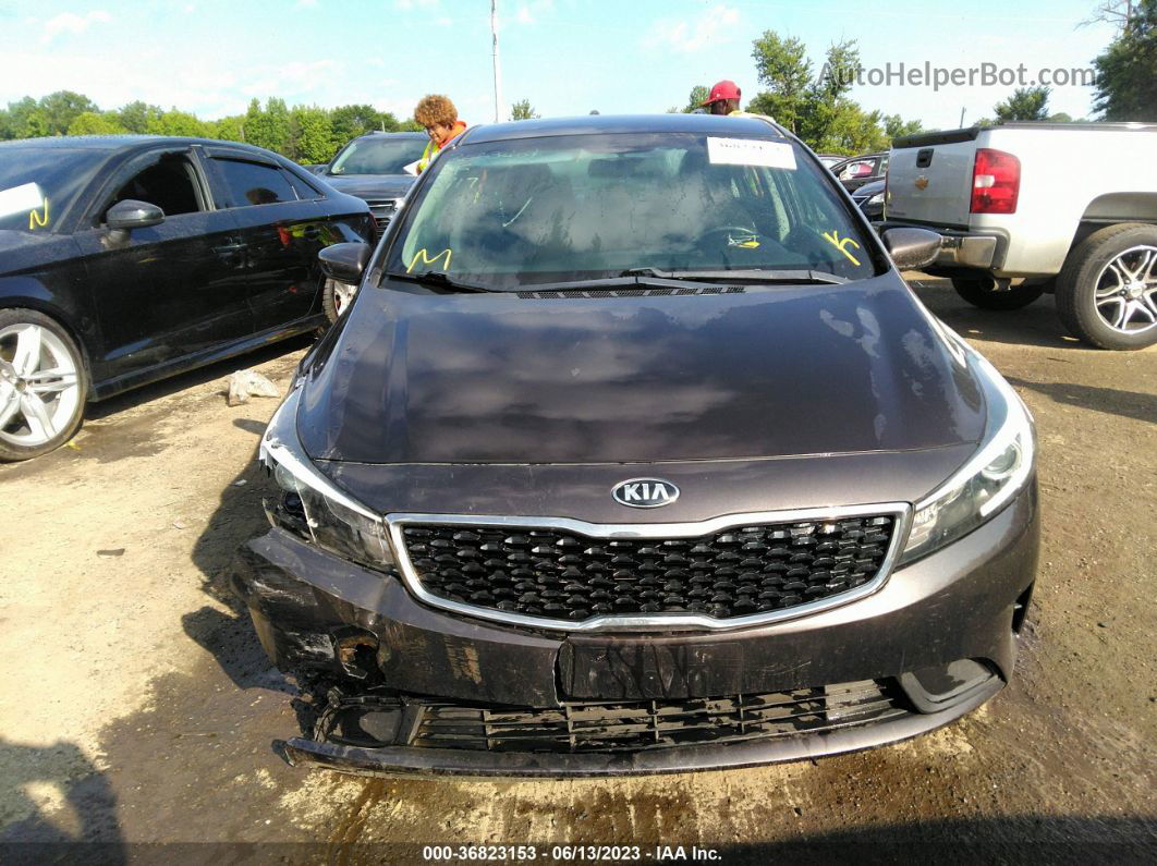 2017 Kia Forte Lx Gray vin: 3KPFK4A78HE156958