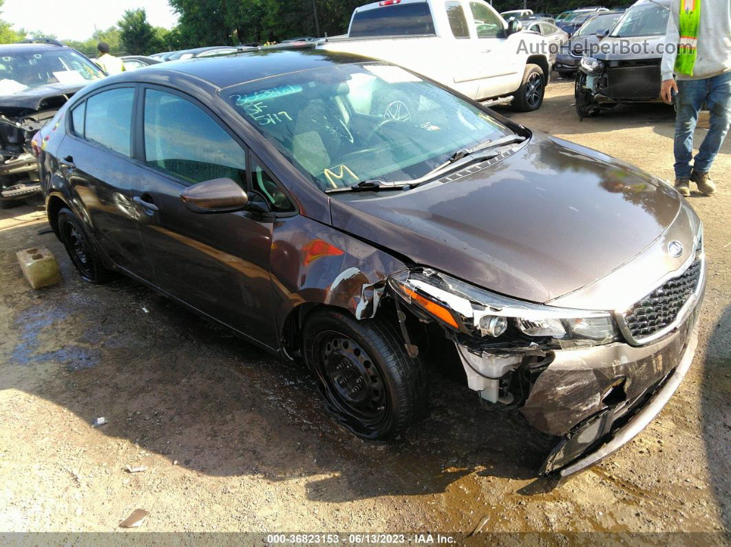 2017 Kia Forte Lx Gray vin: 3KPFK4A78HE156958