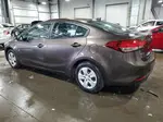 2017 Kia Forte Lx Brown vin: 3KPFK4A78HE157589