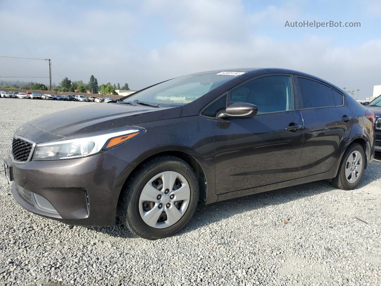 2017 Kia Forte Lx Brown vin: 3KPFK4A78HE160380