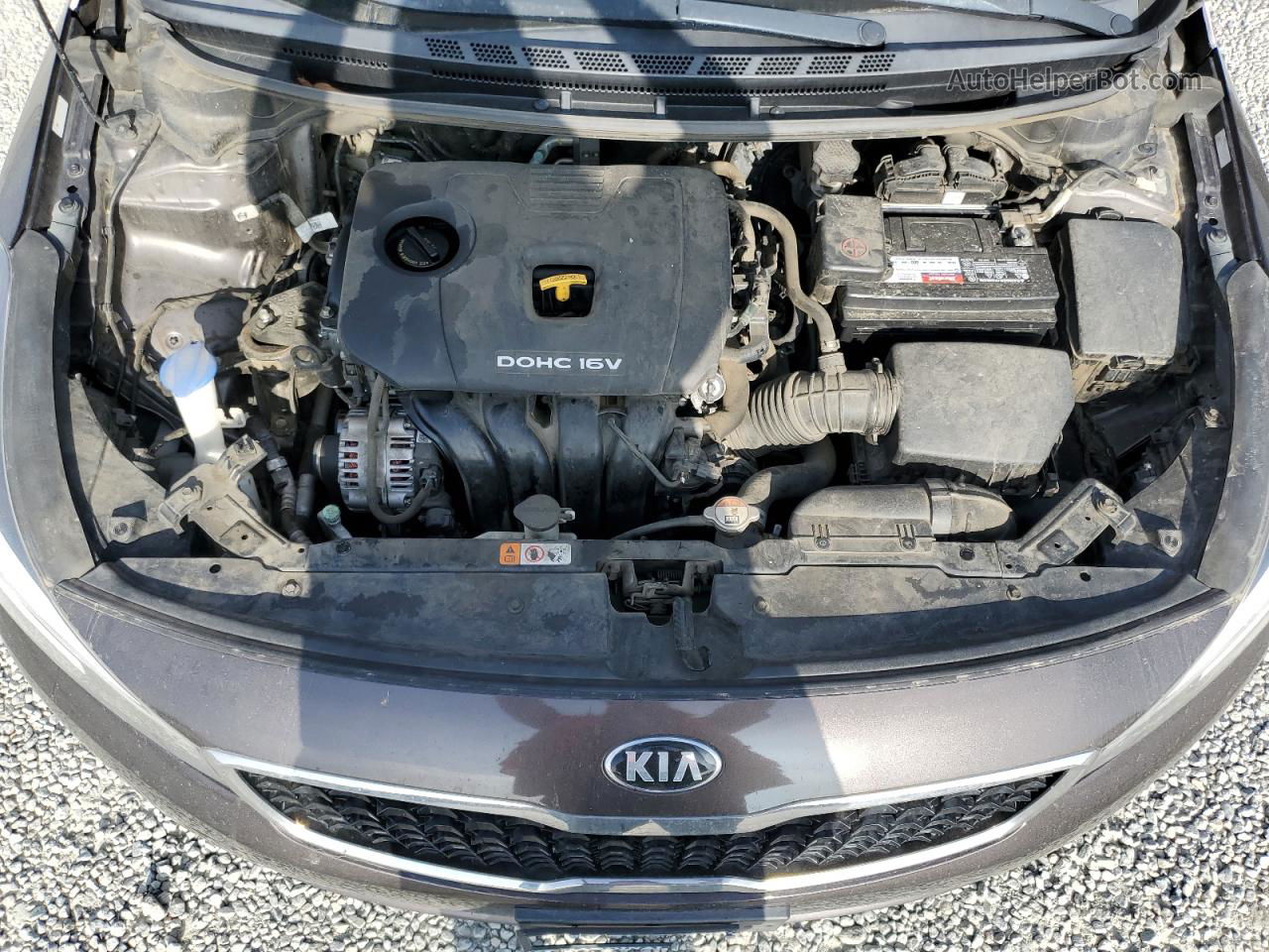 2017 Kia Forte Lx Brown vin: 3KPFK4A78HE160380