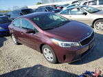 2018 Kia Forte Lx Burgundy vin: 3KPFK4A78JE190677