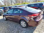 2018 Kia Forte Lx Burgundy vin: 3KPFK4A78JE190677