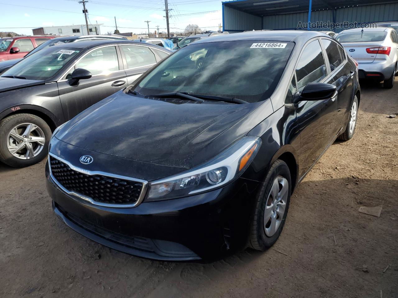 2018 Kia Forte Lx Черный vin: 3KPFK4A78JE194082