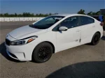 2018 Kia Forte Lx White vin: 3KPFK4A78JE227730