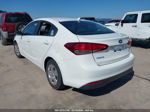 2018 Kia Forte Lx White vin: 3KPFK4A78JE233298