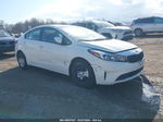 2018 Kia Forte Lx White vin: 3KPFK4A78JE263384