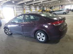 2017 Kia Forte Lx Burgundy vin: 3KPFK4A79HE027546