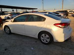 2017 Kia Forte Lx White vin: 3KPFK4A79HE044377