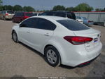 2017 Kia Forte Lx White vin: 3KPFK4A79HE045691