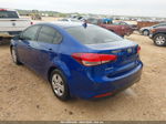 2017 Kia Forte Lx Blue vin: 3KPFK4A79HE055587