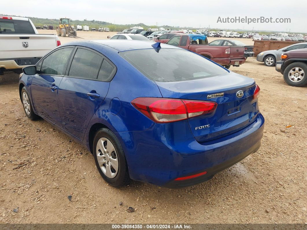 2017 Kia Forte Lx Blue vin: 3KPFK4A79HE055587