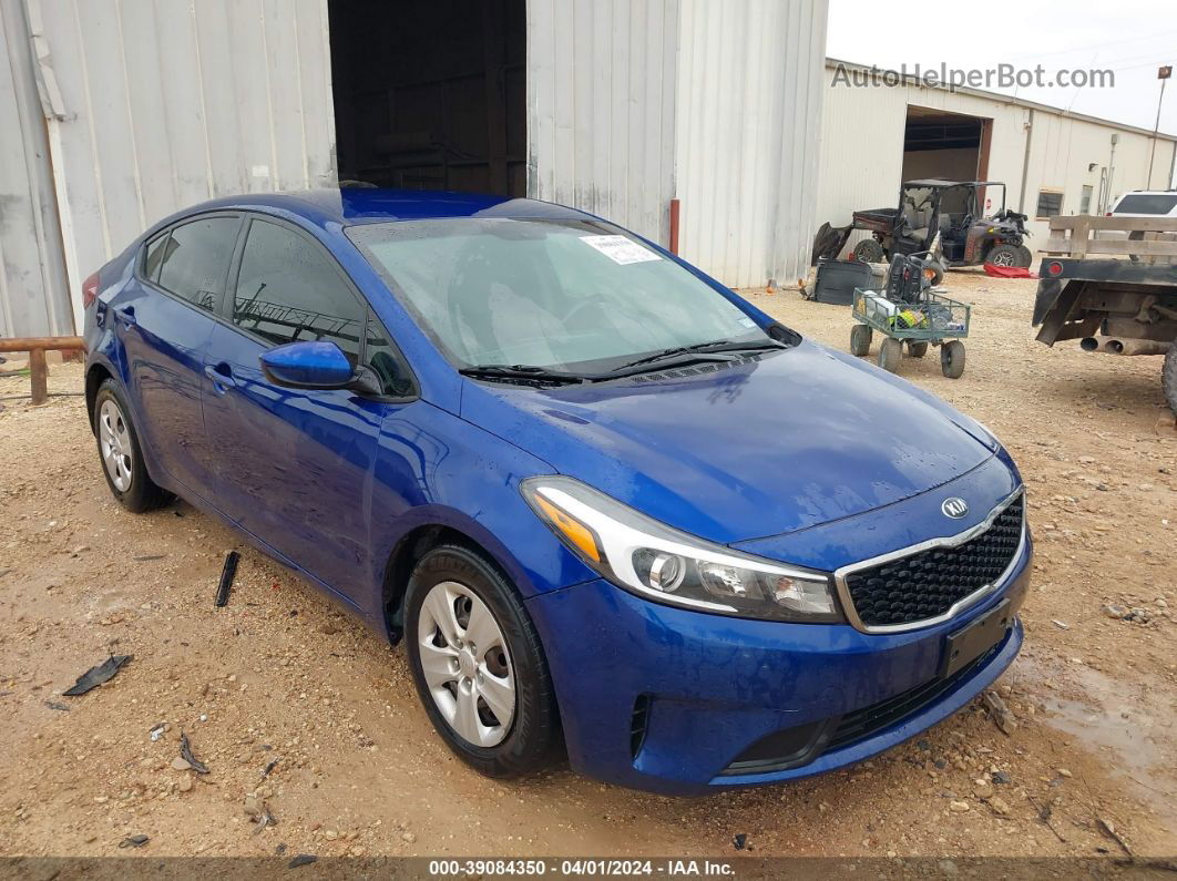 2017 Kia Forte Lx Blue vin: 3KPFK4A79HE055587