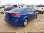 2017 Kia Forte Lx Blue vin: 3KPFK4A79HE055587