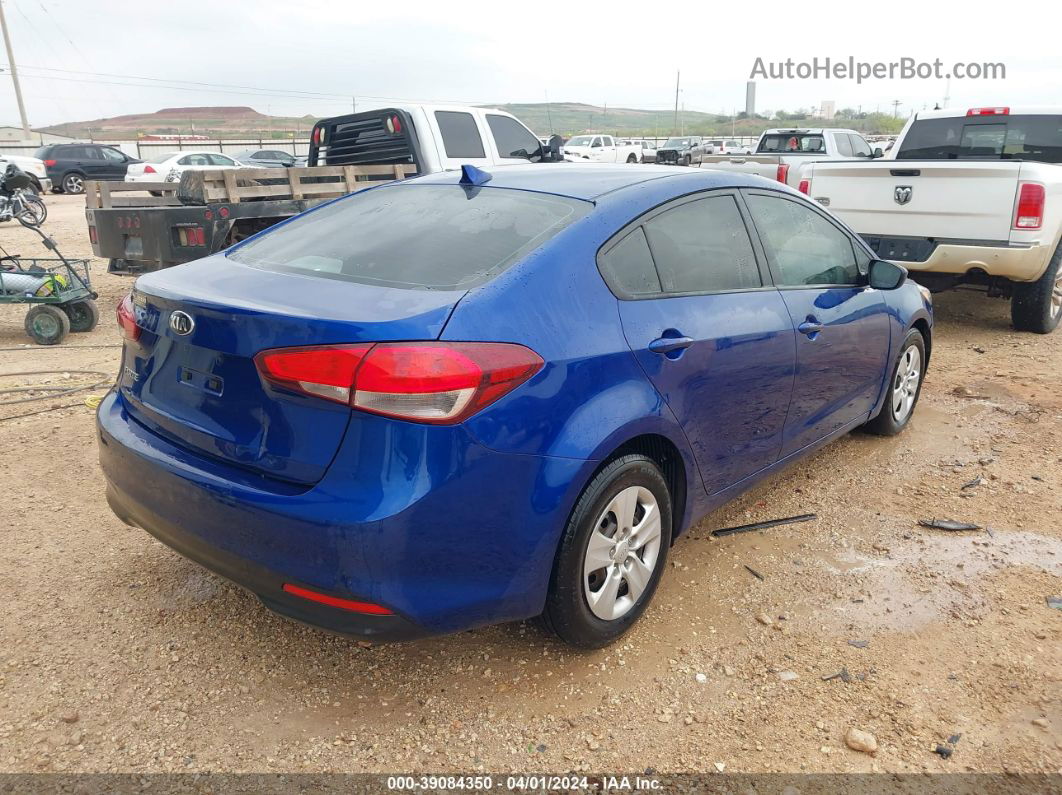 2017 Kia Forte Lx Blue vin: 3KPFK4A79HE055587