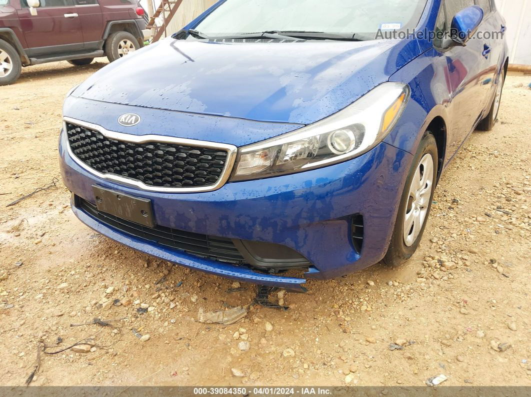 2017 Kia Forte Lx Blue vin: 3KPFK4A79HE055587