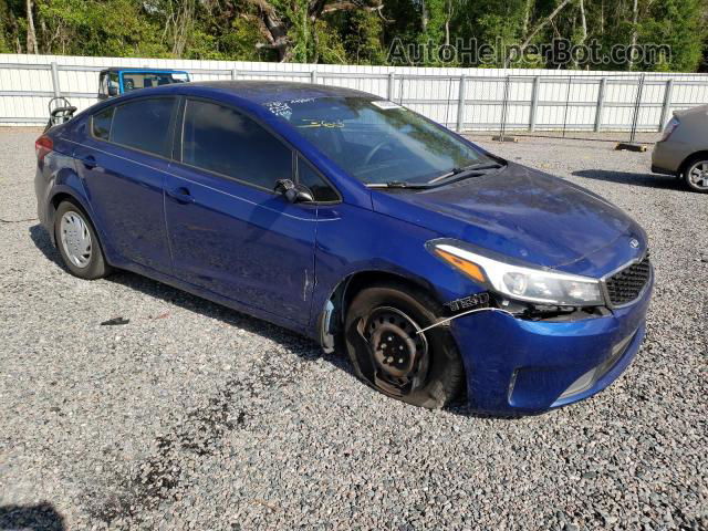 2017 Kia Forte Lx Blue vin: 3KPFK4A79HE065634