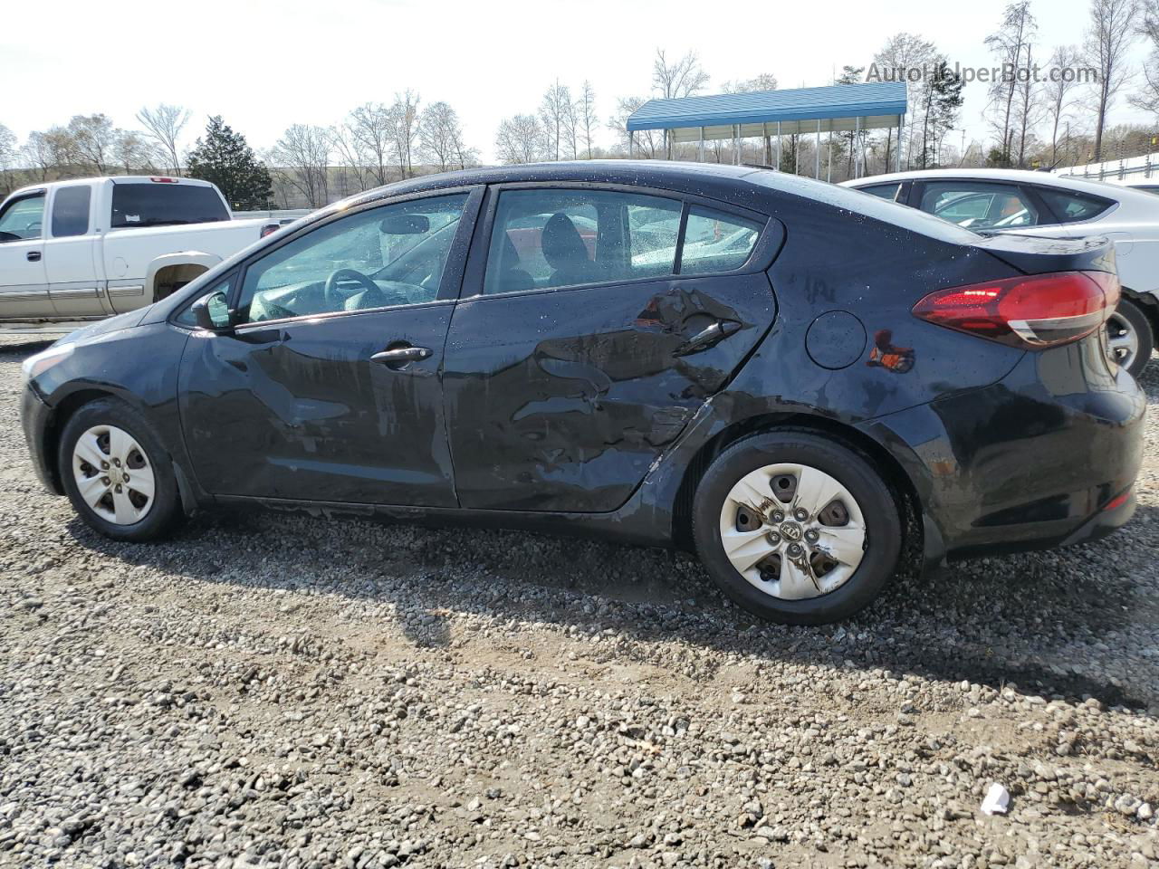 2017 Kia Forte Lx Черный vin: 3KPFK4A79HE078206