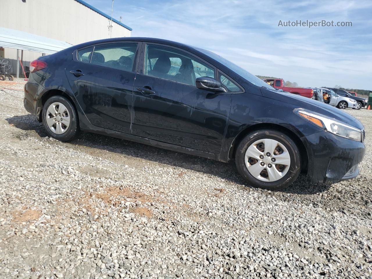 2017 Kia Forte Lx Черный vin: 3KPFK4A79HE078206