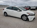 2017 Kia Forte Lx White vin: 3KPFK4A79HE099296