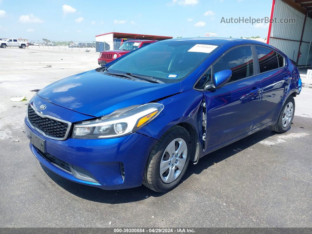 2017 Kia Forte Lx Blue vin: 3KPFK4A79HE134502