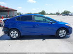 2017 Kia Forte Lx Blue vin: 3KPFK4A79HE134502