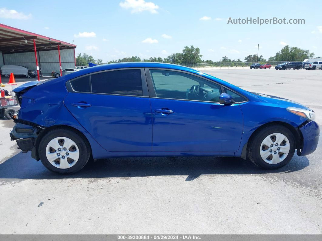 2017 Kia Forte Lx Blue vin: 3KPFK4A79HE134502