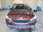 2017 Kia Forte Lx Maroon vin: 3KPFK4A79HE139490