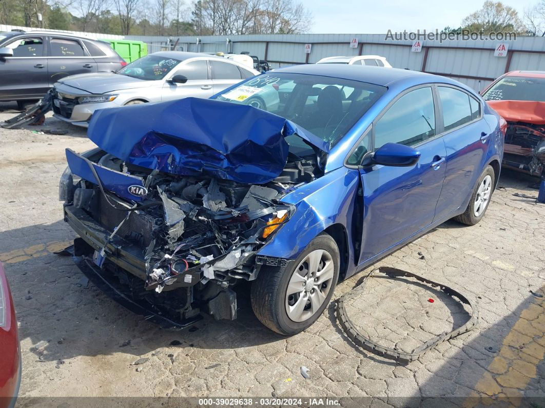 2017 Kia Forte Lx Blue vin: 3KPFK4A79HE141840