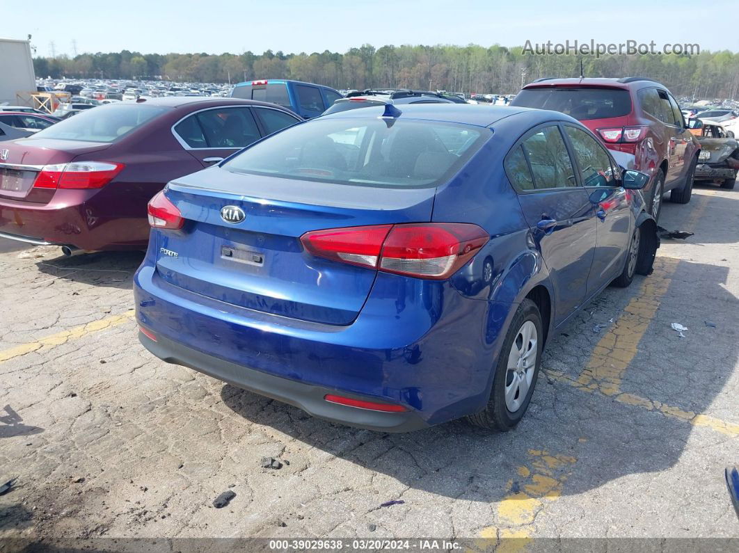 2017 Kia Forte Lx Blue vin: 3KPFK4A79HE141840