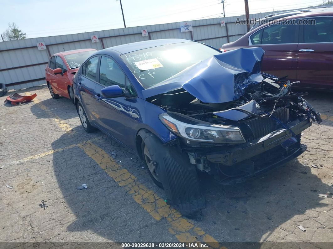 2017 Kia Forte Lx Blue vin: 3KPFK4A79HE141840