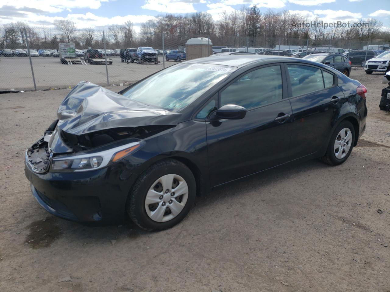 2018 Kia Forte Lx Black vin: 3KPFK4A79JE169319