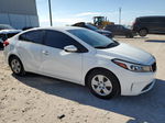 2018 Kia Forte Lx White vin: 3KPFK4A79JE187013