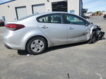 2018 Kia Forte Lx Серебряный vin: 3KPFK4A79JE220947