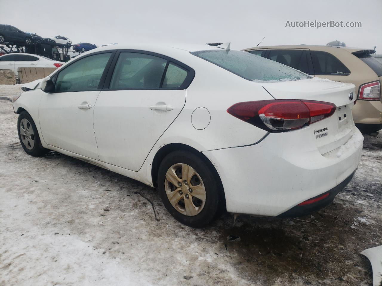 2018 Kia Forte Lx Белый vin: 3KPFK4A79JE229096