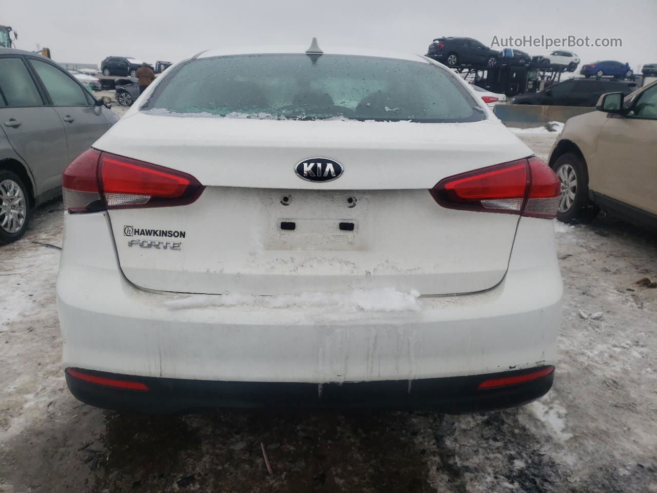 2018 Kia Forte Lx Белый vin: 3KPFK4A79JE229096