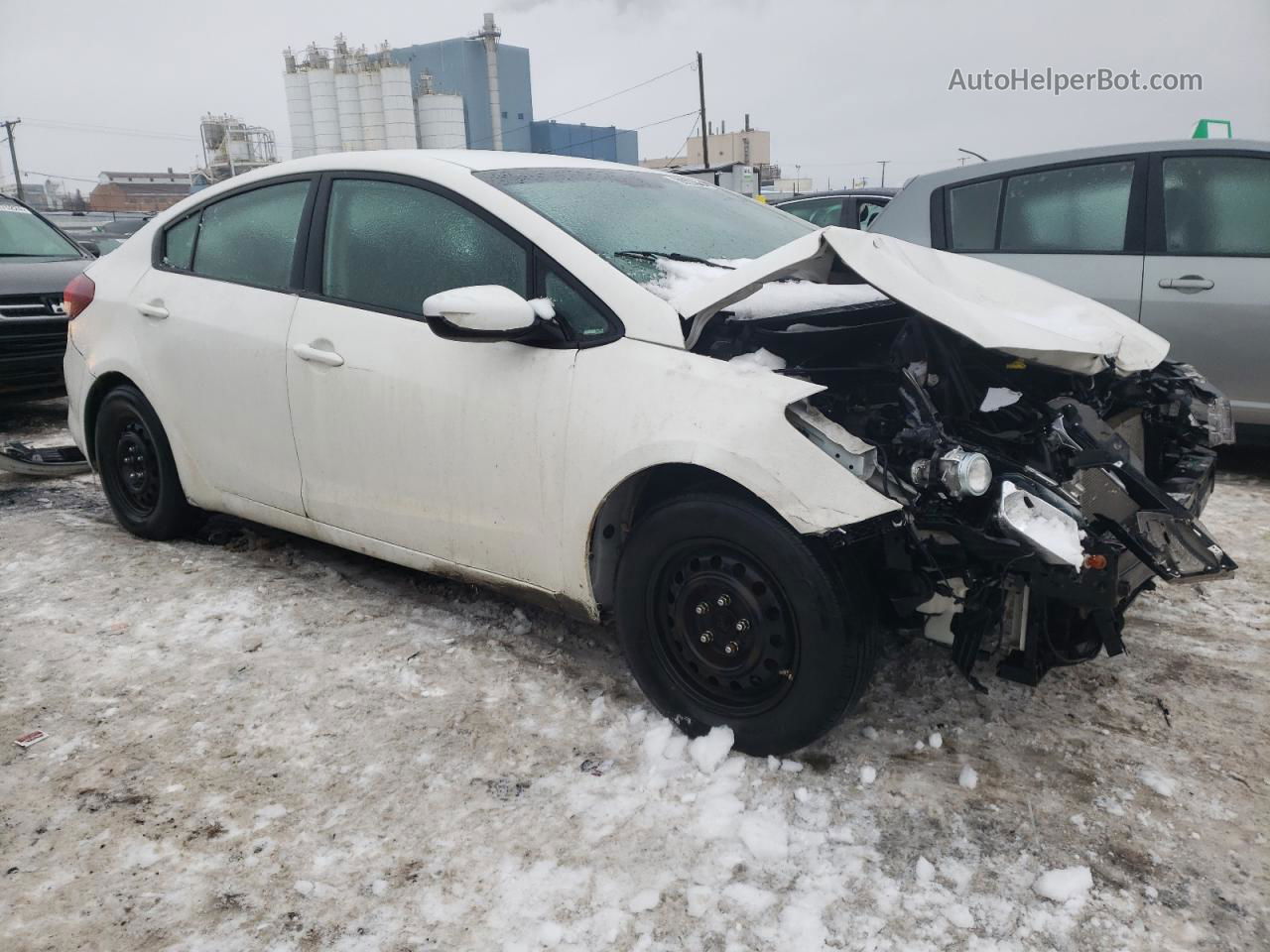 2018 Kia Forte Lx Белый vin: 3KPFK4A79JE229096