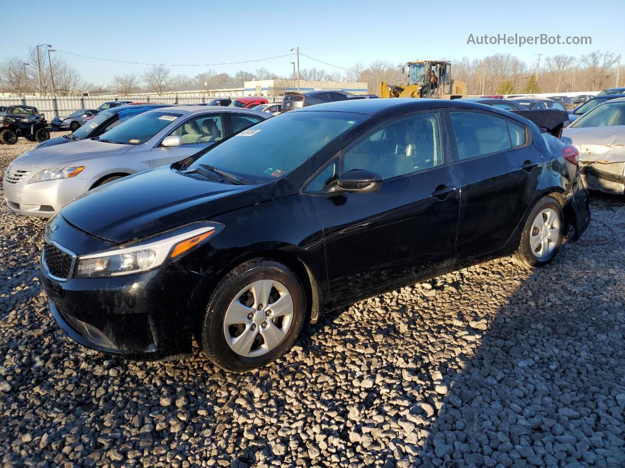 2018 Kia Forte Lx Black vin: 3KPFK4A79JE235030