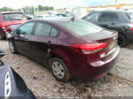 2018 Kia Forte Lx Maroon vin: 3KPFK4A79JE258095