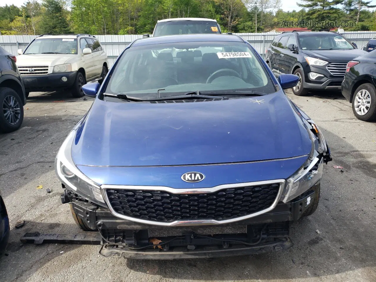 2018 Kia Forte Lx Blue vin: 3KPFK4A79JE258369