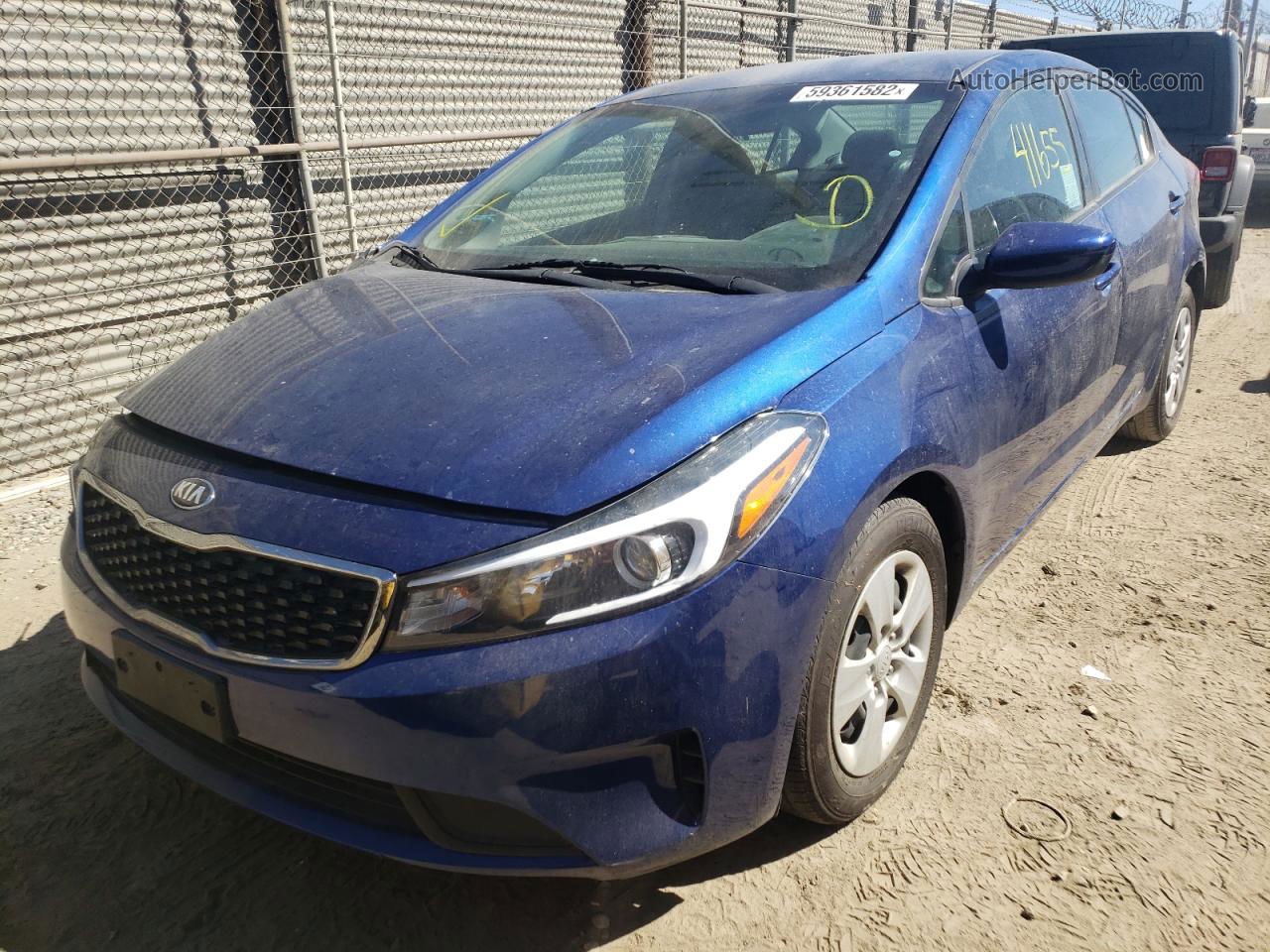 2018 Kia Forte Lx Blue vin: 3KPFK4A79JE258744