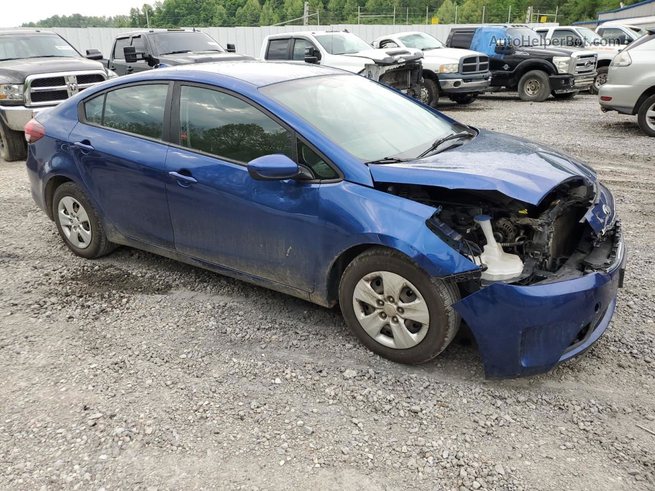 2018 Kia Forte Lx Blue vin: 3KPFK4A79JE269016