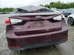 2018 Kia Forte Lx Burgundy vin: 3KPFK4A79JE281196