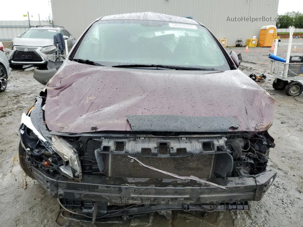 2018 Kia Forte Lx Burgundy vin: 3KPFK4A79JE281196